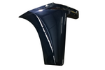 Painted Front Bumper End Cap Extension for 2019-2022 Chevrolet Silverado (Passenger-Side | Mexico Built) Some Kinda Blue Metallic (WA619D) 84658122 GM1017111 ReveMoto Painted Auto Parts Replacement