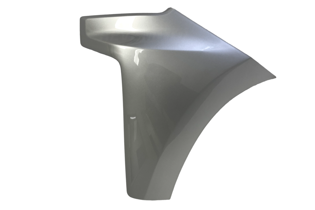 Painted Front Bumper End Cap Extension for 2019-2022 Chevrolet Silverado Switchblade Silver Metallic (WA636R) 84658017 GM1016110 ReveMoto Painted Auto Body Parts Replacement