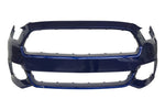 Painted Front Bumper for 2015-2017 Ford Mustang Deep Impact Blue Metallic (J4) FR3Z17D957AAPTM FO1000704 ReveMoto Painted Auto Body Parts Replacement