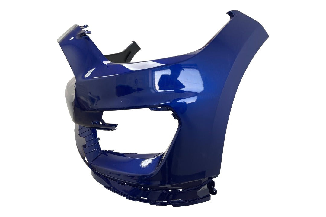 Painted Front Bumper for 2015-2020 Ford Mustang (Shelby GT350) Deep Impact Blue Metallic (5L) FR3Z17D957APTM FO1000739 ReveMoto Painted Auto Body Parts Replacement