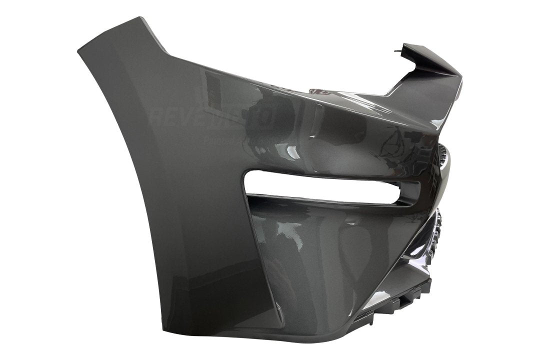 Painted Front Bumper for 2018-2023 Ford Mustang (WITH: Sport) Carbonized Gray Metallic (M7) JR3Z17D957DAPTM FO1000746 ReveMoto Painted Auto Body Parts Replacement
