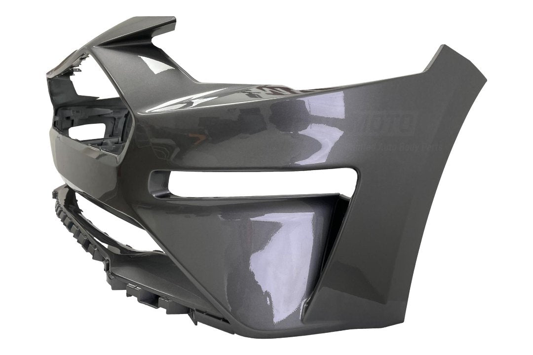 Painted Front Bumper for 2018-2023 Ford Mustang (WITH: Sport) Carbonized Gray Metallic (M7) JR3Z17D957DAPTM FO1000746 ReveMoto Painted Auto Body Parts Replacement
