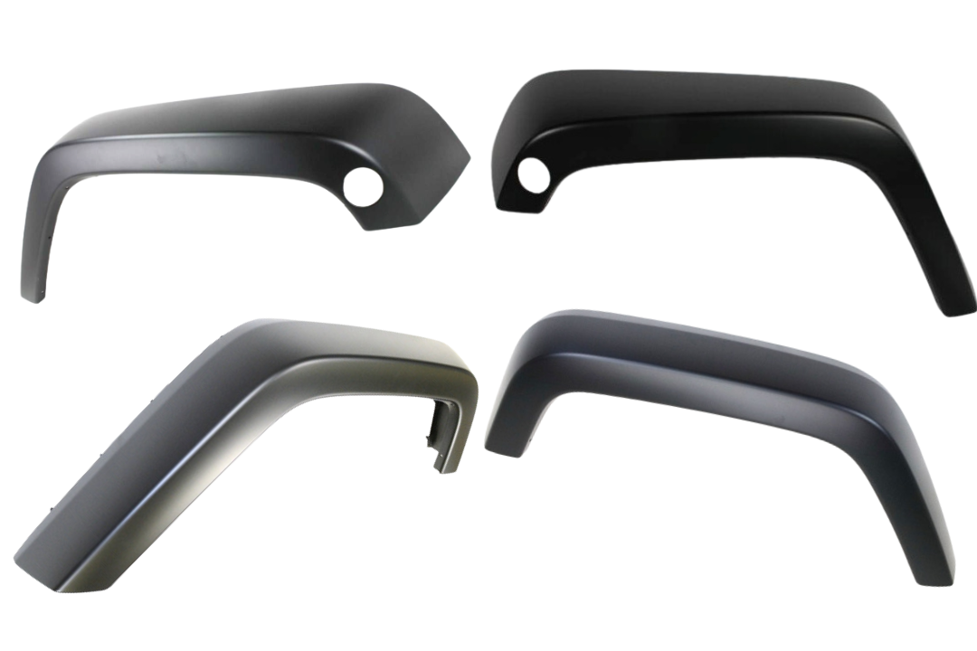 Painted Front Fender Flare for 2007-2017 Jeep Wrangler (Set of Four)