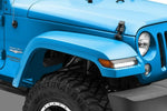 Painted Front Fender Flare for 2007-2018 Jeep Wrangler (Standard for JK Models) 6AD70RXFAH (Right, Passenger-Side) Replaced by 68585260AA Hydro Blue (PBJ)
