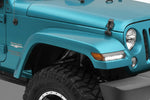Painted Front Fender Flare for 2007-2018 Jeep Wrangler (Standard for JK Models) 6AD70RXFAH (Right, Passenger-Side) Replaced by 68585260AA Surf Blue (PQD)