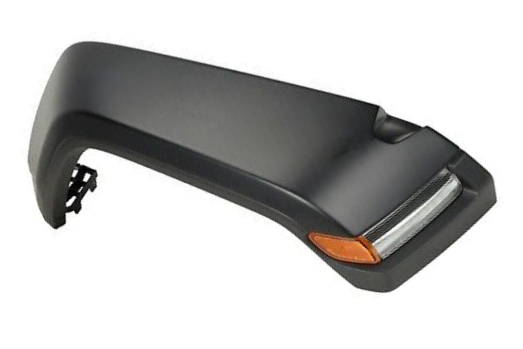 Painted Front Fender Flare for 2018-2023 Jeep Wrangler (WITH: Halogen Lights | Passenger- Side) Black (PX8) 6AD66TZZAH