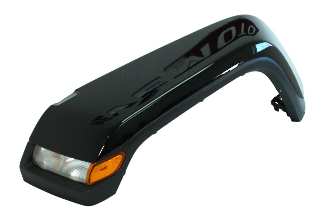 Painted Front Fender Flare for 2018-2023 Jeep Wrangler (WITH: LED Lamps | Driver-Side) Black (PX8) 6AD67TZZAH Replaced by 68584843AA