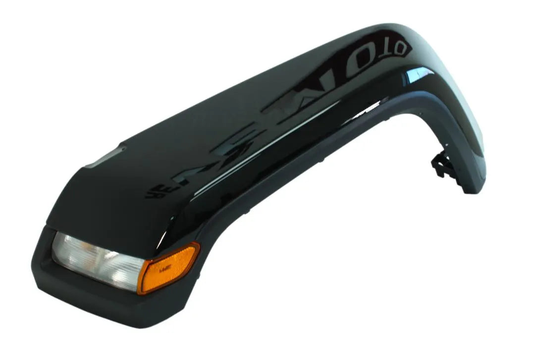 Painted Front Fender Flare for 2018-2023 Jeep Wrangler (WITH: LED Lamps | Driver-Side) Black (PX8) 6AD67TZZAH Replaced by 68584843AA