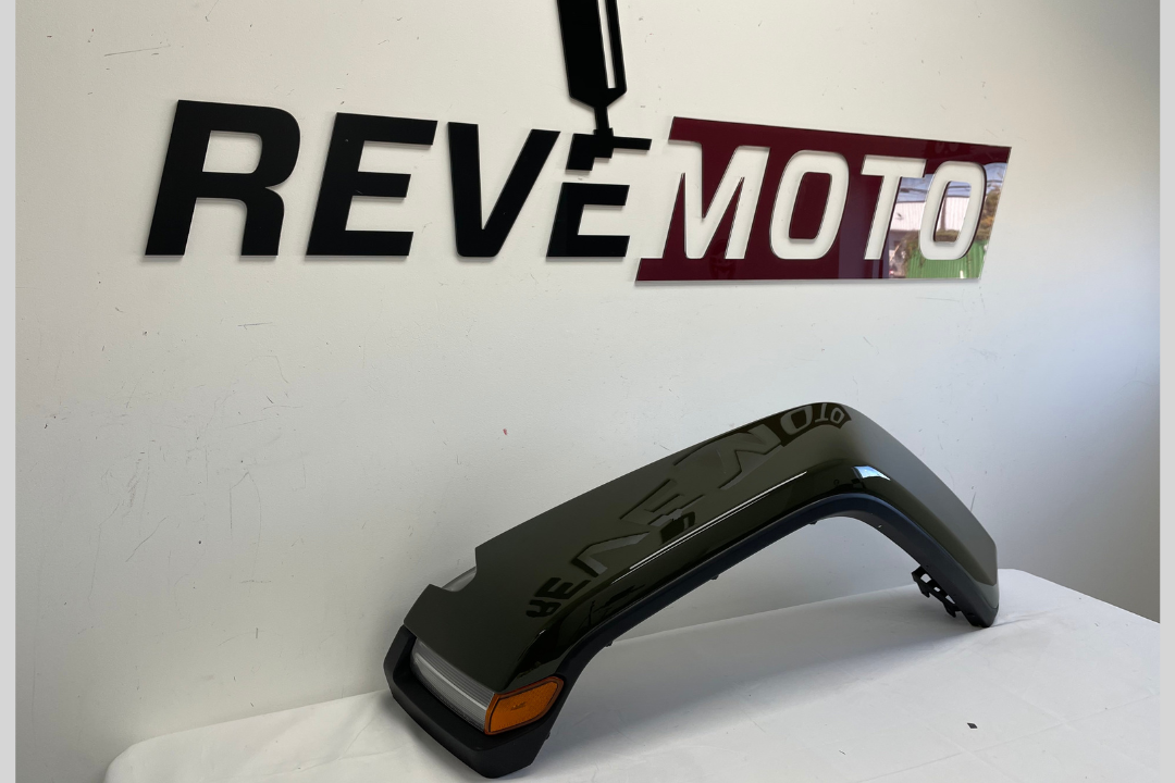 2018-2025 Jeep Wrangler Front Fender Flare Painted (Off-Road Tires; WITH: LED Lamps | Driver-Side)