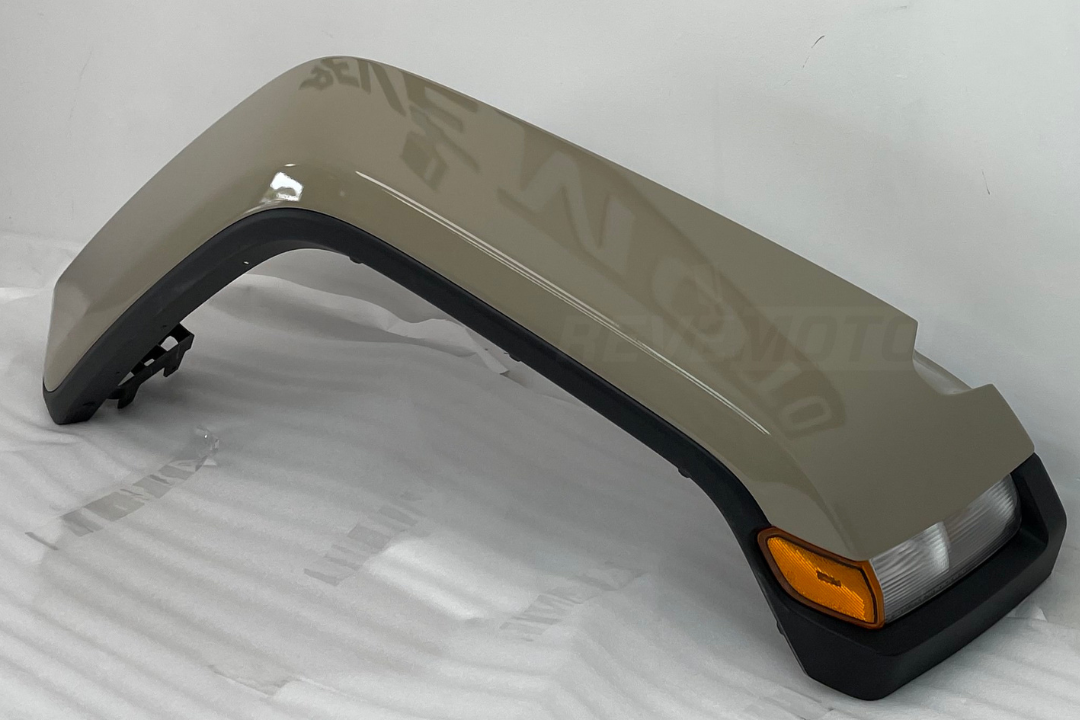 Painted Front Fender Flare for 2020-2023 Jeep Gladiator (OEM | Off-Road Tires - WITHOUT LED Lamps) Right Passenger-Side Gobi (PUA) 6CE70RXFAG
