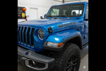 Painted Front Fender Flare for 2020-2025 Jeep Gladiator (OEM | All-Terrain Tires - WITH LED Lamps | Driver-Side) Ocean Blue Metallic (PBM) 6CE67TZZAH