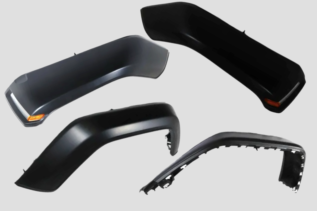 Painted Front Fender Flare for 2020-2025 Jeep Wrangler (Set of 4)