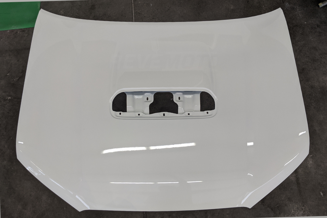 8457 Painted Hood for 2010-2023 Toyota 4Runner (WITH: Scoop Opening | Does not include Hood Scoop & Hardware) Super White (040) 5330135210 TO1230218 ReveMoto Painted Auto Parts Replacement
