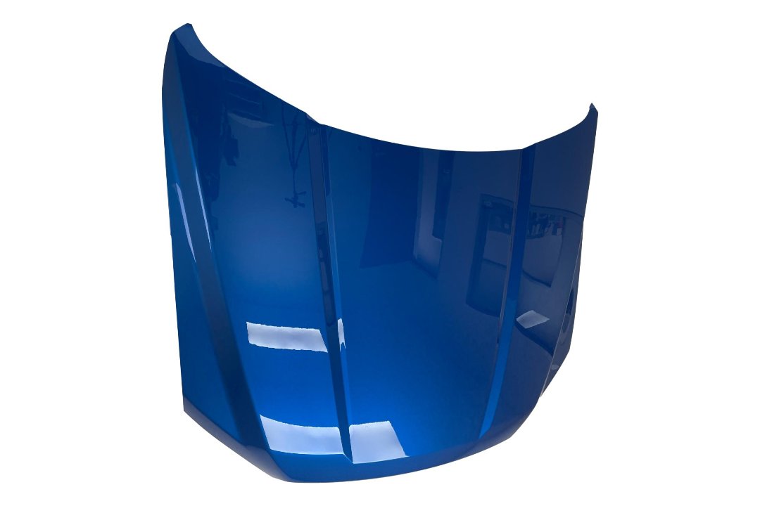 Painted Hood for 2015-2020 Ford F150 Hood Painted Velocity Blue Metallic (E7) FL3Z16612A FO1230307 ReveMoto Painted Auto Body Parts 