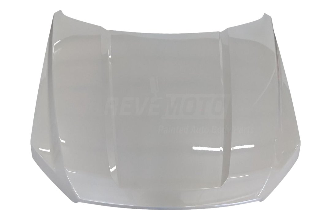 Painted Hood for 2015-2020 Ford F150 White Platinum Pearl (UG) FL3Z16612A FO1230307 ReveMoto Painted Auto Body Parts Replacement