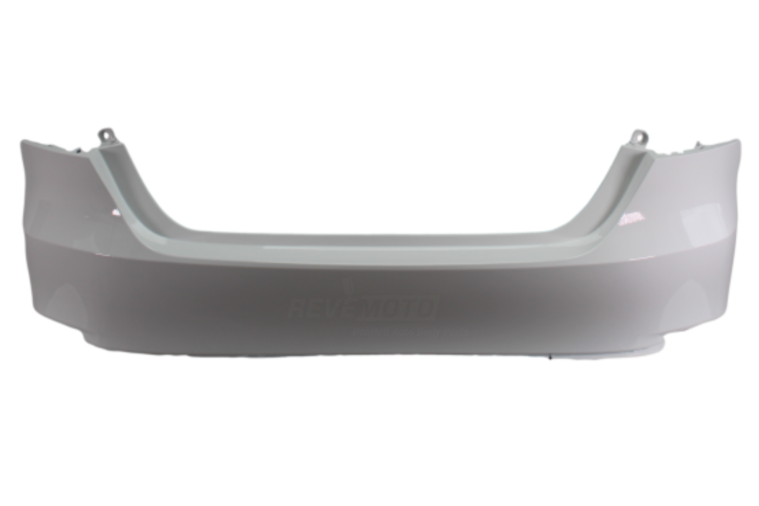 Painted Rear Bumper Cover for 2018-2024 Toyota Camry Super White 2 (040) 521590X913 ReveMoto Painted Auto Parts Replacement