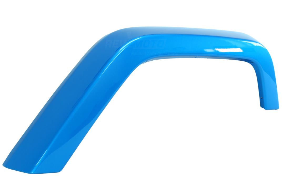 Painted Rear Fender Flare for 2007-2017 Jeep Wrangler (Aftermarket | Driver-Side) Hydro Blue Metallic (PBJ) 5KC85TZZAG CH1768103