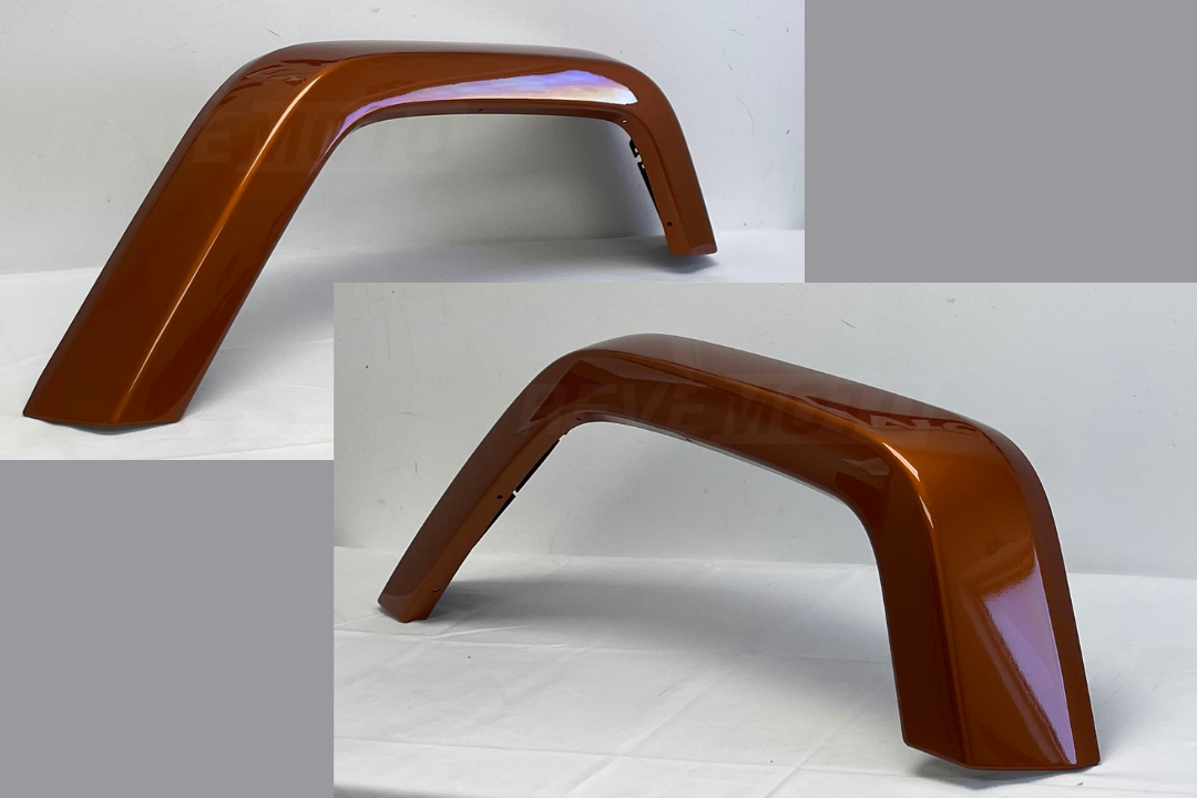 Painted Rear Fender Flare for 2007-2017 Jeep Wrangler (Driver-Side) Mango Tango Pearl (PVG) 5KC85TZZAG 