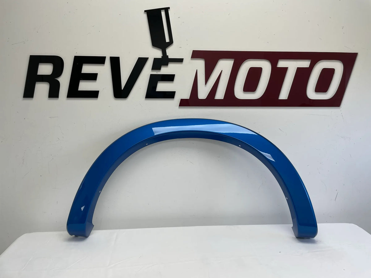 Painted Rear Fender Flare for 2017-2022 Ford F350 (Right, Passenger-Side) Velocity Blue Metallic (E7) HC3Z9929164BA ReveMoto Painted Auto Parts Replacement