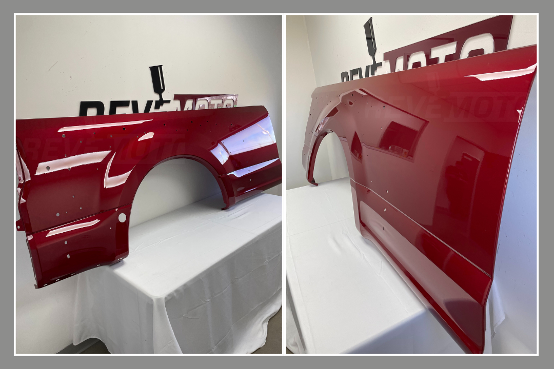31812 Painted Rear Quarter Panel 2017-2022 Ford F350 Lucid Red Pearl Metallic (D4) HC3Z9827840C