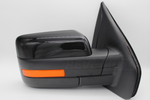 Painted Side View Mirror for 2011-2014 Ford F150 (Right Side | Manual Folding) Tuxedo Black Metallic (UH) BL3Z17682FAPTM FO1321413
