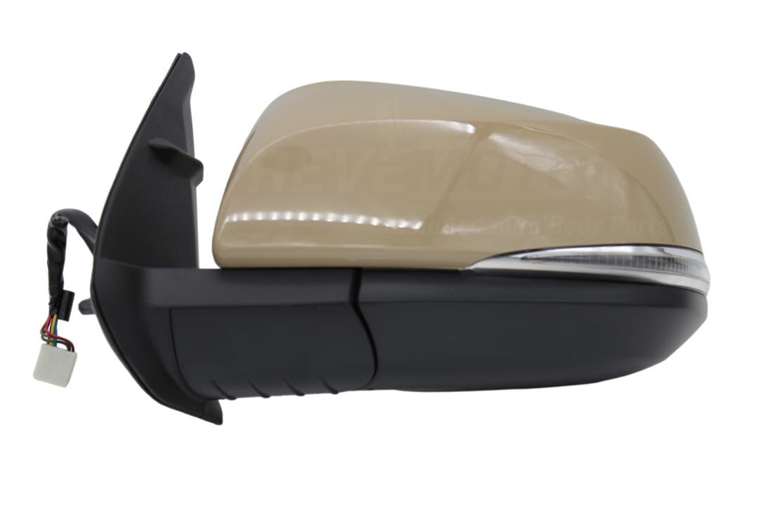 Painted Side View Mirror for 2016-2023 Toyota Tacoma (Driver-Side | WITH: Blind Spot Detection) Beige/Quicksand (4V6) 8794004250 TO1320350 ReveMoto Painted Auto Body Parts
