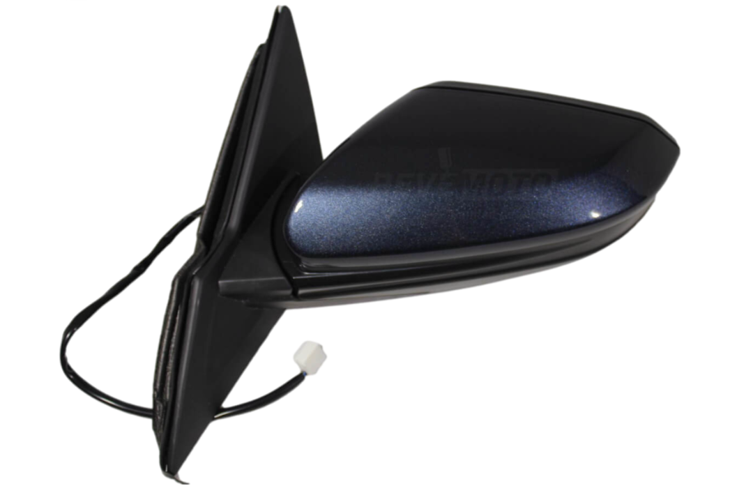 Painted Side View Mirror for 2017-2021 Honda Civic Left Driver-Side Cosmic Blue Metallic (B607M) 76258TBAC21ZA HO1320297