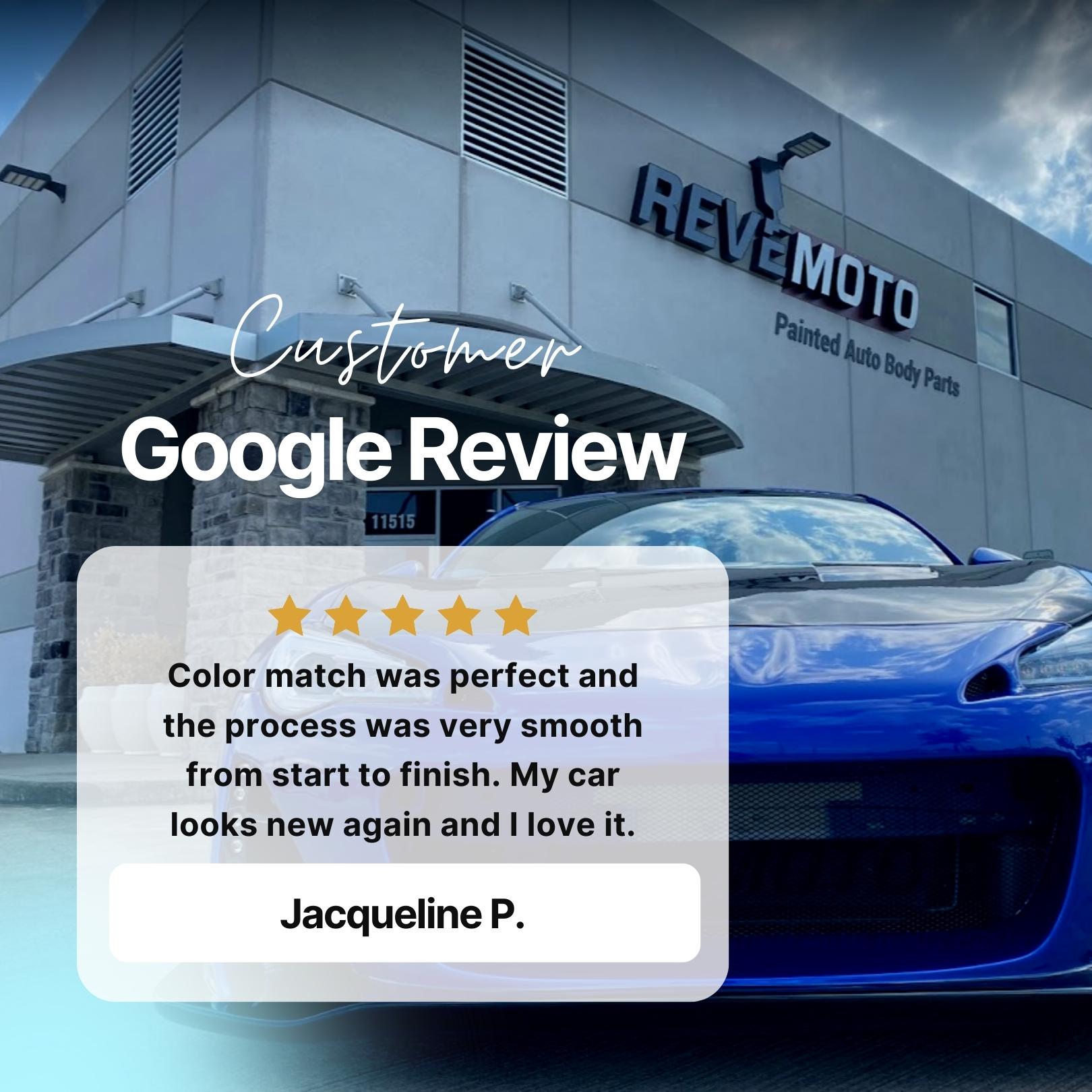 ReveMoto 5-Star Google Review - Customers Love Us!