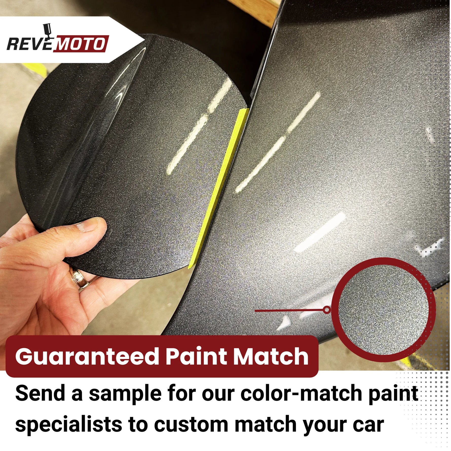 ReveMoto Paint Match Guaranteed - Send In A Paint Sample Toyota Tacoma Hood