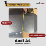 ReveMoto Painting Services - Customer Sample 2020-2023 Audi A4 Daytona Grey Pearl LZ7S ReveMoto Painted Auto Parts Replacement 