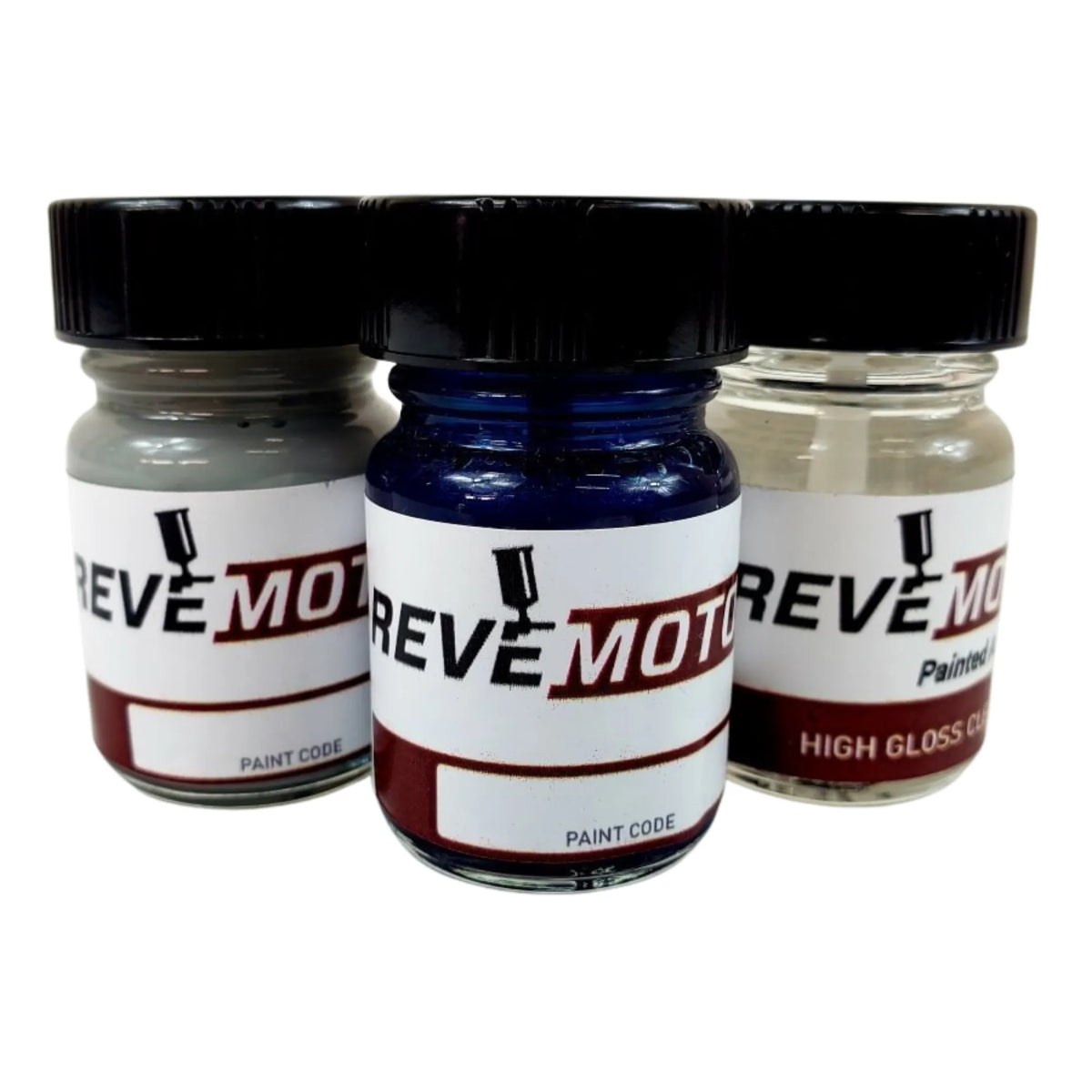 ReveMoto Touch-Up Paint | Factory Paint Code Matched (Sealer, Base, Base Clear Coat) | ReveMoto