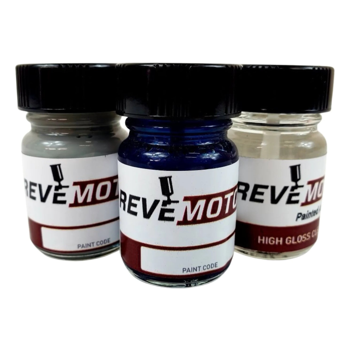 ReveMoto Touch-Up Paint | Factory Paint Code Matched (Sealer, Base, Base Clear Coat) | ReveMoto