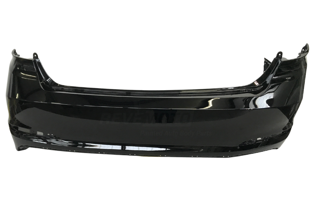 2015-2017 Hyundai Sonata Rear Bumper Painted Black Noir Pearl (S3B) 86611C2000 HY1100205
