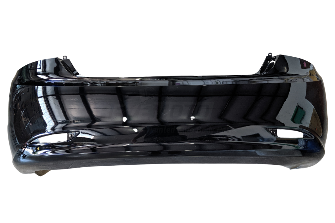 2011-2013 Hyundai Sonata Rear Bumper Painted Midnight Black Metallic (S7B) 866103Q000 HY1100175