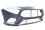 2020-2022 Mercedes-Benz A 35 AMG Front Bumper Painted (Aftermarket | WITH: AMG Line)_WITH: Tow Hook Hole Cover, AMG Dynamic Spoiler | WITHOUT: Park Assist Sensor Holes_ 17788021049999_ MB1000605