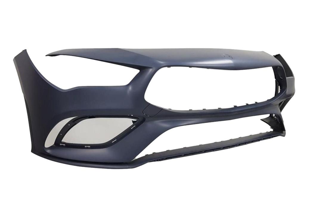 2020-2023 Mercedes-Benz CLA250 Front Bumper Painted (OEM | WITH: AMG Line)_WITH: Tow Hook Hole Cover | WITHOUT: Park Sensor Holes, Aerodynamics Package_ 11888086009999