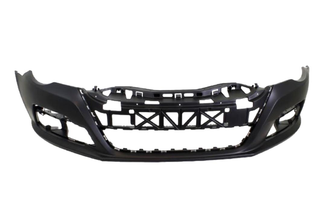 2009-2012 Volkswagen Passat CC Front Bumper Painted_WITHOUT: Park Assist Sensor Holes, Head Light Washer Holes_ 3C8807217MGRU_ VW1000181