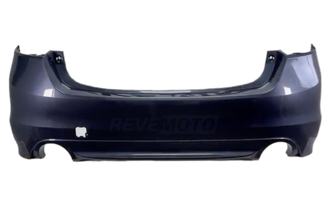 2015-2017 Subaru Legacy Rear Bumper Painted (WITHOUT: Park Assist Sensor Holes)_Twilight Blue Metallic (H1Q) _57704AL10B_ SU1100174
