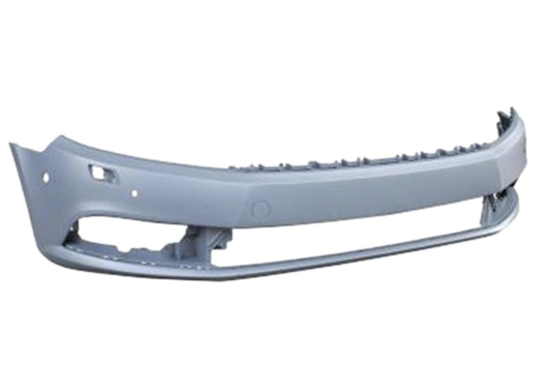 2013-2017 Volkswagen Passat CC Front Bumper Painted (WITH: Park Assist Sensor Holes)_3C8807217ANGRU