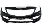 2016-2021 Mercedes-Benz C 63 AMG Front Bumper Painted_Black (9040)_OEM___Sedan_(Sedan) WITHOUT: Surround View, Active Park Assist Sensor Holes_ 20588013409999
