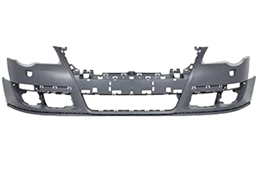 2006-2010 Volkswagen Passat Front Bumper Painted (Aftermarket | WITHOUT: Park Assist Sensor Holes)_ 3C0807217EGRU_ VW1000164