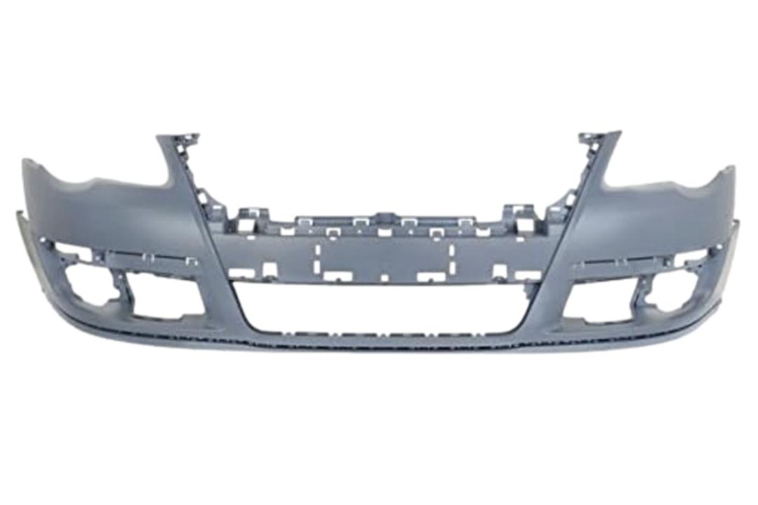 2006-2010 Volkswagen Passat Front Bumper Painted (Aftermarket | WITHOUT: Park Assist Sensor Holes)_ 3C0807217DGRU_ VW1000165