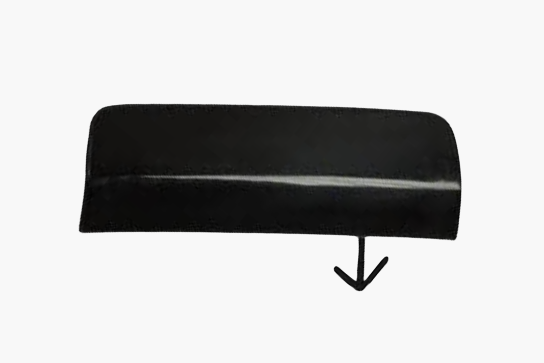 2019-2025 Toyota RAV4 Tow Hook Cover Painted (Front, Upper | Driver-Side)
