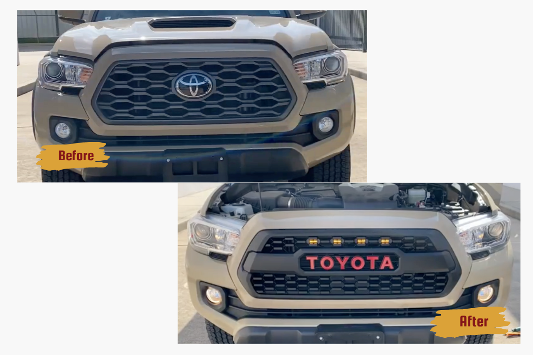 2016-2020 Toyota Tacoma TRD Pro Grille Conversion