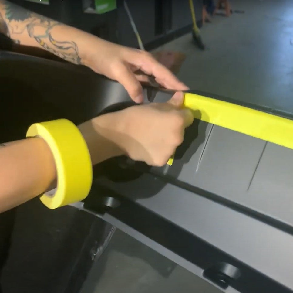 ReveMoto's Taping Process as Part of the Overall Prepping Process 