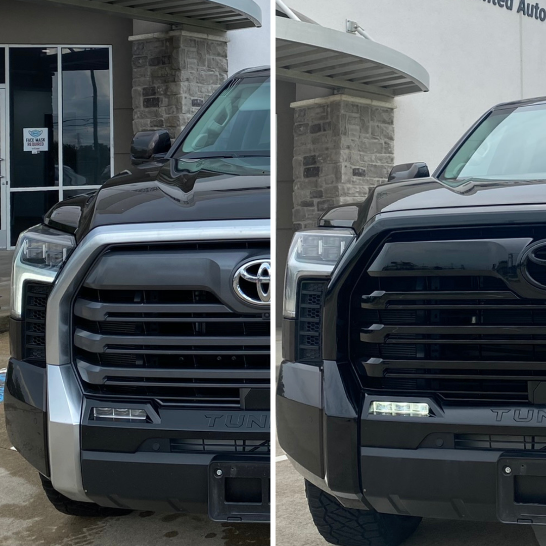 Toyota Tundra Chrome Delete Blackout Painting Services - ReveMoto Painted Auto Body Parts