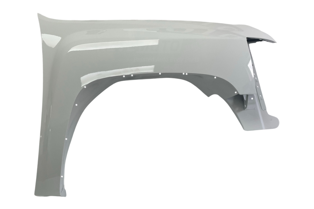 2007-2013 Chevrolet Silverado Fender Painted Olympic White (WA8624) 22977474 GM1241341