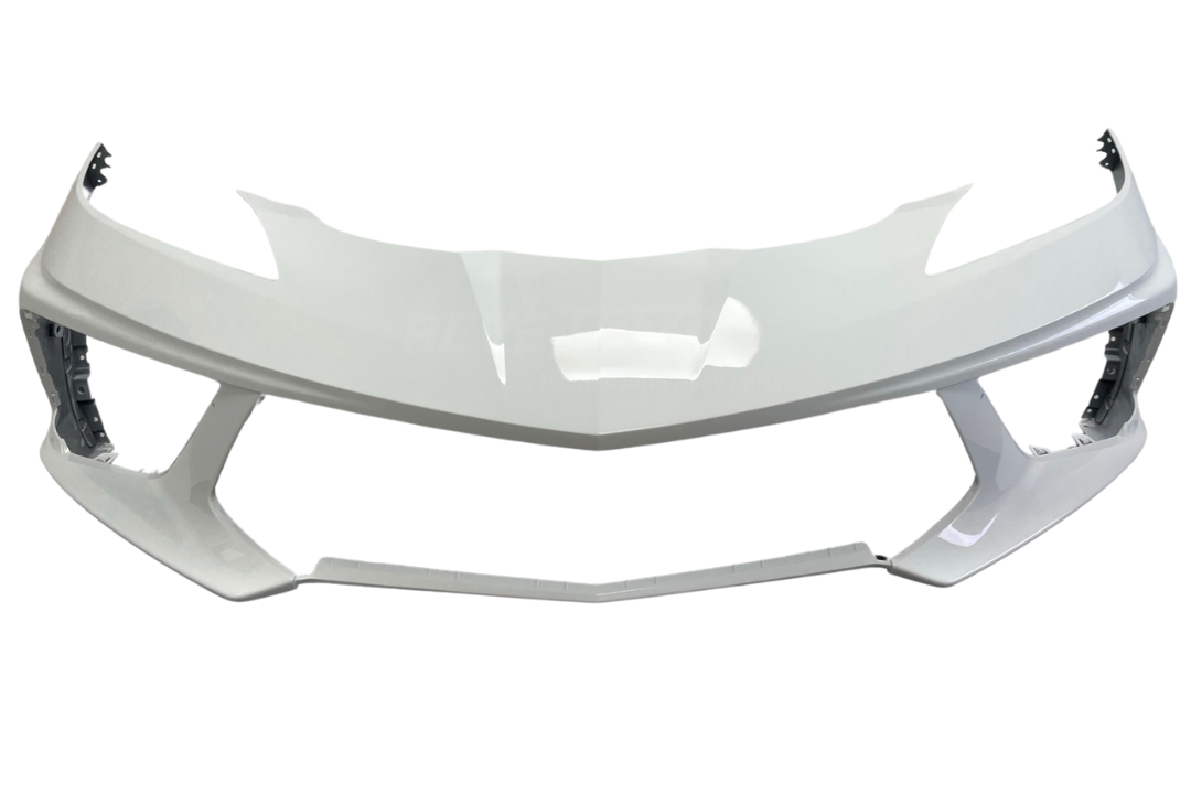 2020-2024 Chevrolet Corvette Front Bumper Painted Arctic White (WA9567) 84925599