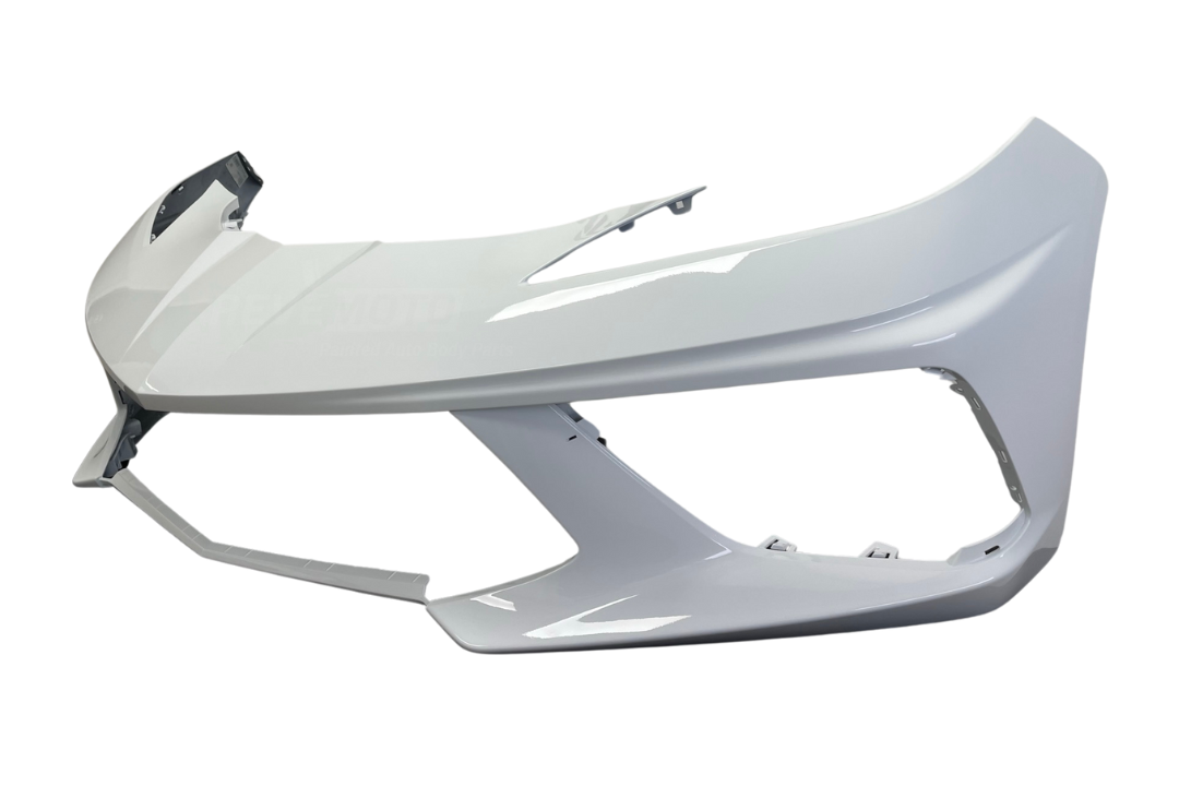 2020-2024 Chevrolet Corvette Front Bumper Painted Arctic White (WA9567) 84925599