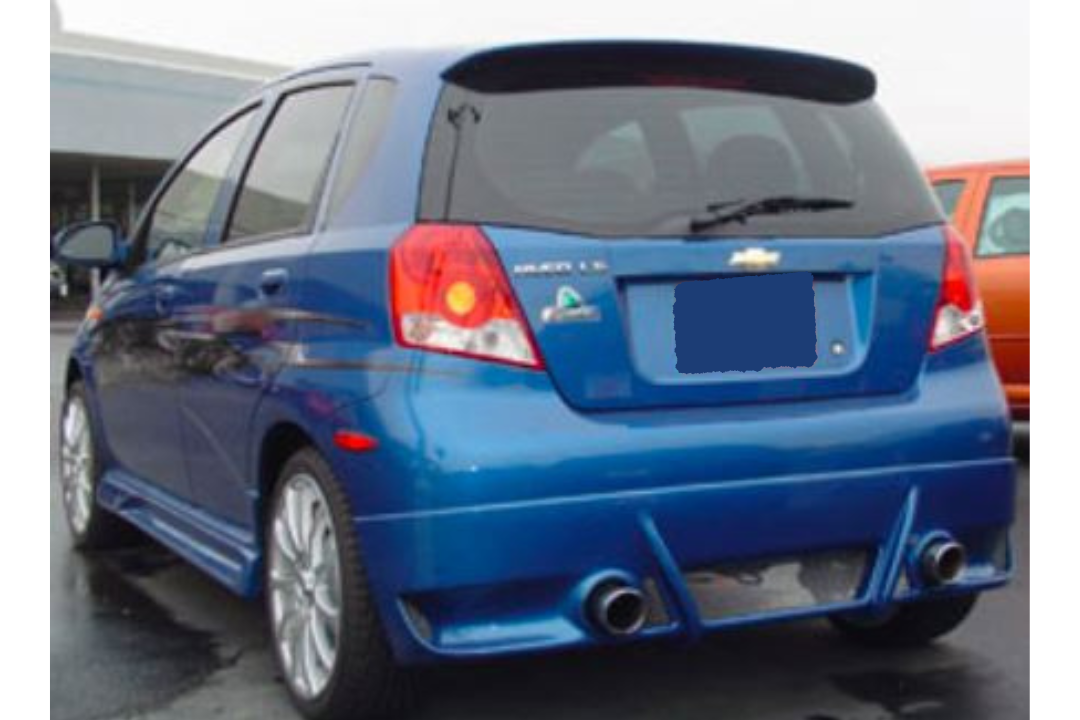 2008 Chevrolet Aveo Spoiler Painted